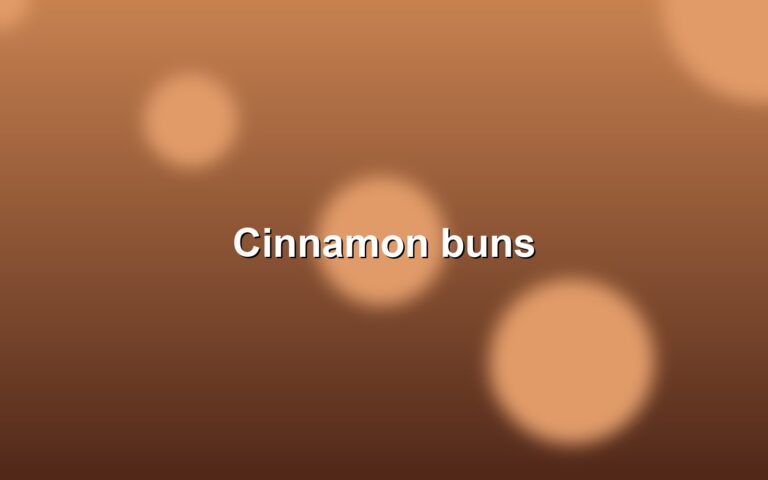 Cinnamon buns glazed with syrup